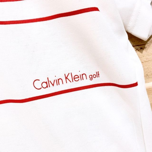 超歓迎 【Calvin ポロシャツ Klein】カルバンクライン ポロシャツ ゴルフウェア ゴルフ ボーダー Calvin Klein golf 長袖シャツ ポロシャツ