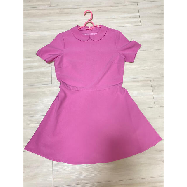 VALENTINO 半袖ワンピース ピンク 40 VALENTINO 半袖ワンピース ピンク 40