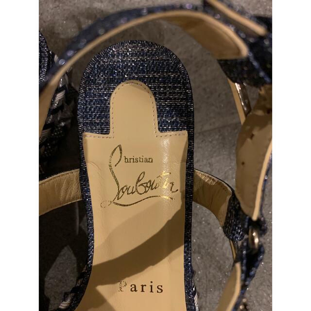 正規品/極美品】ルブタン Louboutinサンダル デニム 35 | www.jarussi