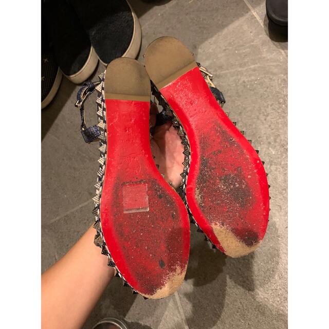 正規品/極美品】ルブタン Louboutinサンダル デニム 35 | www.jarussi
