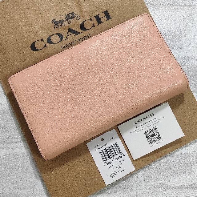 COACH - 新商品☆COACH コーチ スリムジップ ウォレット レザー 財布 ...