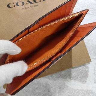 COACH - 新商品☆COACH コーチ スリムジップ ウォレット レザー 財布 