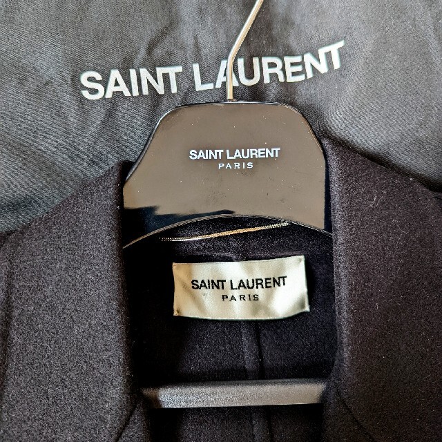 【保存版】 Saint Laurent サンローラン　ダブルフェイス　チェスターコート 新品　顧客即完売　2022AW - チェスターコート