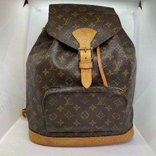 ルイヴィトン(LOUIS VUITTON)の【良品】ルイ ヴィトン モノグラム モンスリGM バックパック(リュック/バックパック)