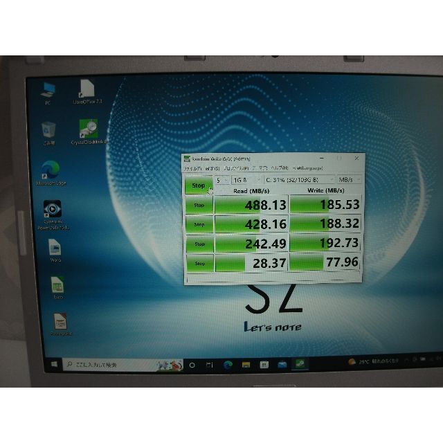 Let's note CF-SZ5/Ci5/8GB+SSD128/マルチ(55)