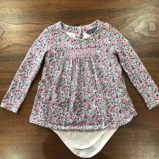 トミーヒルフィガー(TOMMY HILFIGER)のTOMMY HILFIGER ロンパース 80 女の子(ロンパース)