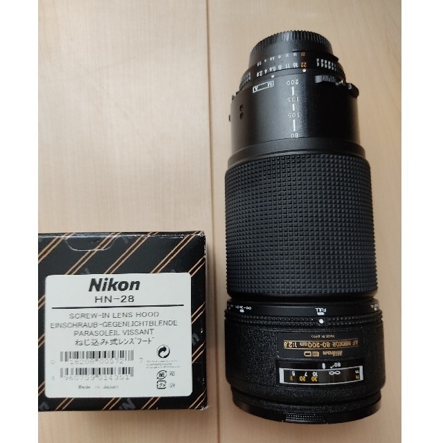 <中古品>NIKONレンズ AF NIKKOR 80-200mm 1：2.8 スマホ/家電/カメラのカメラ(レンズ(ズーム))の商品写真