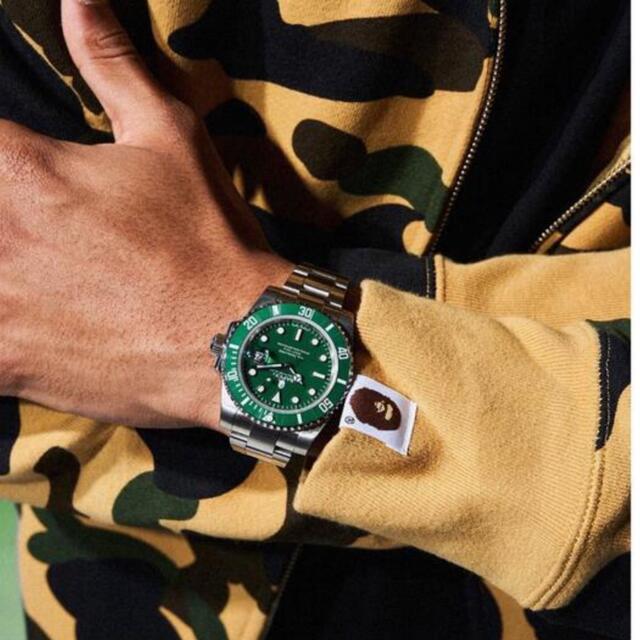 A BATHING APE(アベイシングエイプ)のA BATHING APE TYPE 1 BAPEX GREEN メンズの時計(腕時計(アナログ))の商品写真