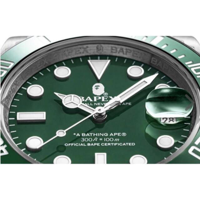 A BATHING APE(アベイシングエイプ)のA BATHING APE TYPE 1 BAPEX GREEN メンズの時計(腕時計(アナログ))の商品写真