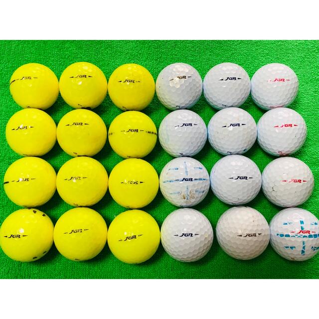 BRIDGESTONE(ブリヂストン)のゴルフボール ロストボール ブリヂストン JGR 24球 8/26 スポーツ/アウトドアのゴルフ(その他)の商品写真