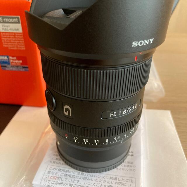 SONY(ソニー)の【美品】FE 20mm F1.8 G SEL20F18G SONY広角単焦点 スマホ/家電/カメラのカメラ(レンズ(単焦点))の商品写真