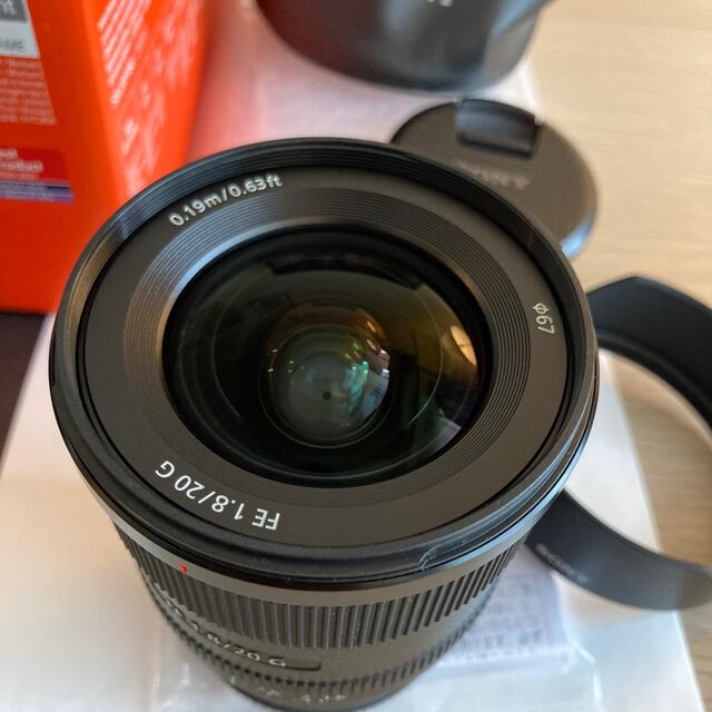 SONY(ソニー)の【美品】FE 20mm F1.8 G SEL20F18G SONY広角単焦点 スマホ/家電/カメラのカメラ(レンズ(単焦点))の商品写真