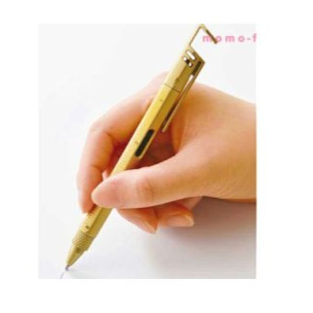 7in1多機能ツールペン２本セット（ゴールド、シルバー） インテリア/住まい/日用品の文房具(ペン/マーカー)の商品写真
