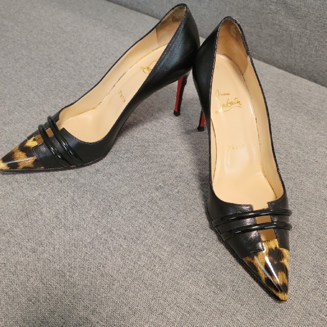 Christian Louboutin(クリスチャンルブタン)の【値下】ルブタン　レオパードハイヒール37 レディースの靴/シューズ(ハイヒール/パンプス)の商品写真