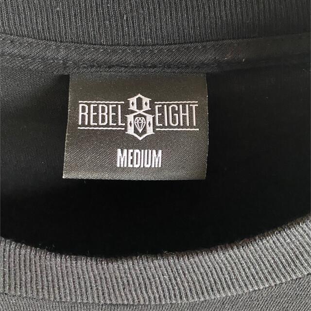 rebel8  白ロゴTシャツ ⑧ メンズのトップス(Tシャツ/カットソー(半袖/袖なし))の商品写真