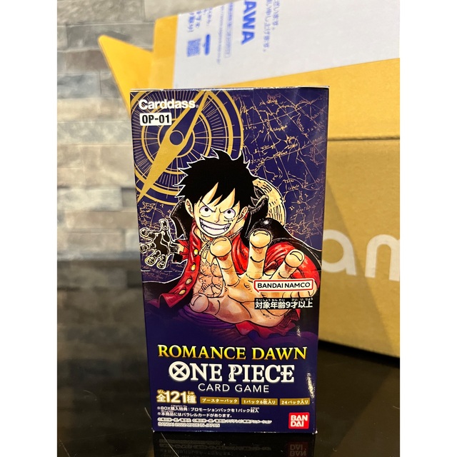 ONE PIECE(ワンピース)のワンピース　カードゲーム　ロマンスドーン　新品、未使用、未開封品 エンタメ/ホビーのトレーディングカード(Box/デッキ/パック)の商品写真