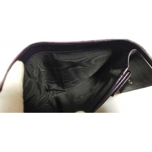 PRADA - 美品 プラダ 財布 三つ折り オーストリッチ レザー 三 PRADA - 美品 プラダ 財布 三つ折り オーストリッチ レザー 三