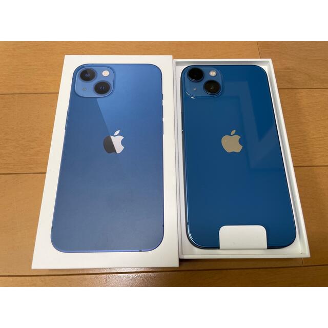 【新品未使用】iPhone 13 128GB ブルー　SIMロック解除済