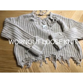 アメリヴィンテージ(Ameri VINTAGE)のマドレーヌ様専用●WORNOUT LOOSE KNIT(ニット/セーター)