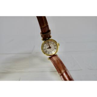 【中古品】腕時計 GUCCI 茶色ベルト 時計 レディース アンティーク