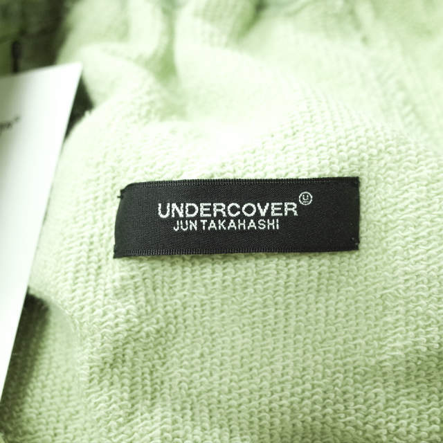 UNDERCOVER(アンダーカバー)のUNDERCOVER アンダーカバー 22SS 日本製 Artwork by Manabu Deto SWEAT SHORTS グラフィックスウェットショーツ UC1B4509-2 2 PEPPERMINT ショートパンツ ハウスプリント ボトムス【新古品】【中古】【UNDERCOVER】 メンズのパンツ(ショートパンツ)の商品写真