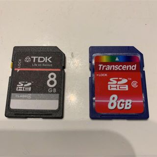 SDHCカード　8GB セット(PC周辺機器)