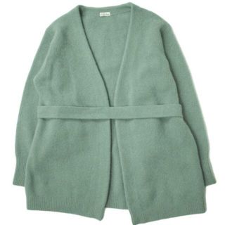 スティーブンアラン(steven alan)のSteven Alan スティーブンアラン HAMILTON LAMBS WOOL CARDIGAN ハミルトンラムズウールカーディガン 8228-104-0072 Free グリーン ガウン ニット トップス【中古】【Steven Alan】(カーディガン)