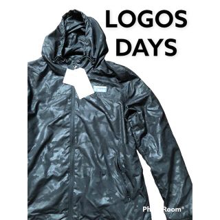 ロゴス(LOGOS)の【新品】LOGOS DAYS ロゴスデイズ　ナイロンジャケットBK カモフラ　L(ナイロンジャケット)