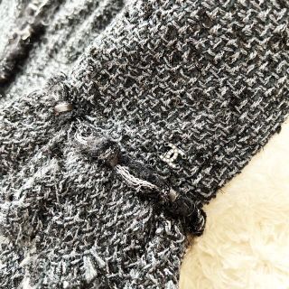 CHANEL - 美品 CHANEL シャネル ツイード ペプラム ジャケット フリル