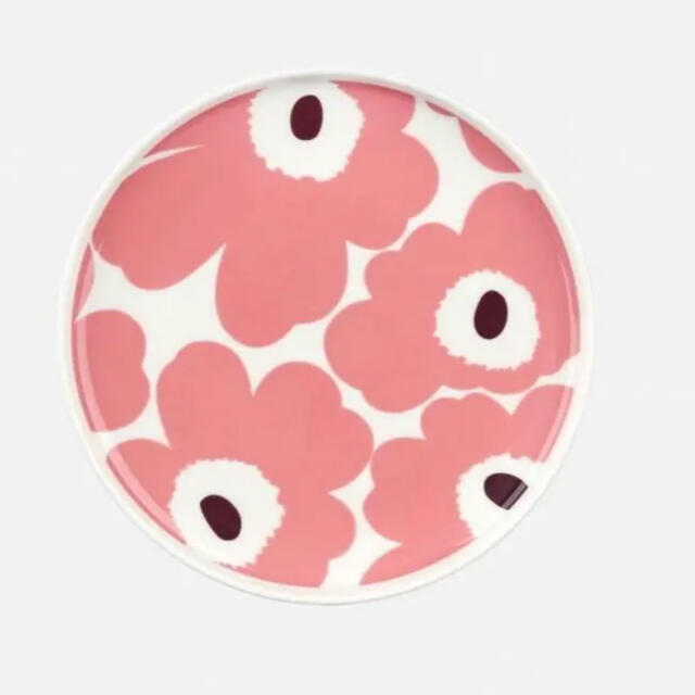 marimekko(マリメッコ)の♡マリメッコ　プレート 20cm マンシッカ　ウニッコ　ベージュ　ピンク　北欧 インテリア/住まい/日用品のキッチン/食器(食器)の商品写真