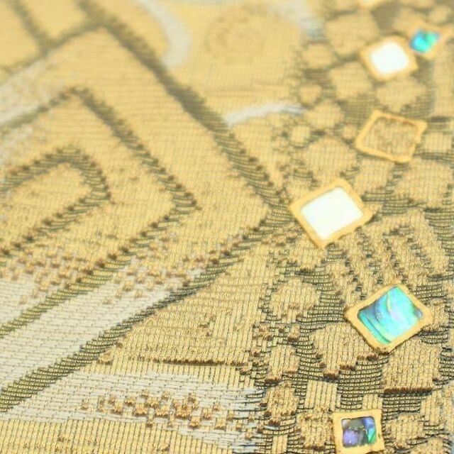 エレガンスに溢れる特選品 【輪奈織】【螺鈿】 贅沢なコラボ作品 美品