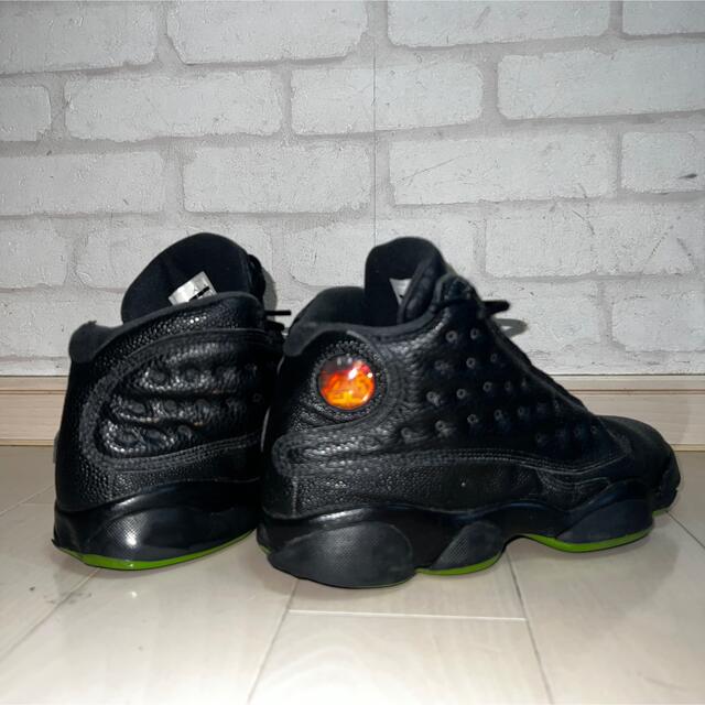 AIR JORDAN 13 RETRO BLACK/ALTITUDE GREEN