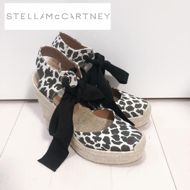Stella McCartney(ステラマッカートニー)のSTELLAMcCARTNEY ◆ ウェッジサンダル　レオパード　23.5cm レディースの靴/シューズ(サンダル)の商品写真