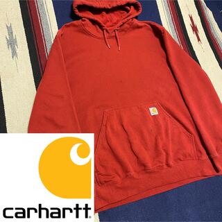 カーハート(carhartt)の90s 古着 カーハート メキシコ製 ビッグシルエット ロゴタグ ゆるだぼ(パーカー)