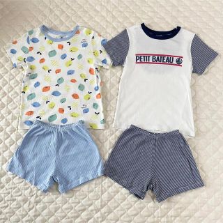 プチバトー(PETIT BATEAU)のプチバトー  半袖  パジャマ  セット  6ans(パジャマ)