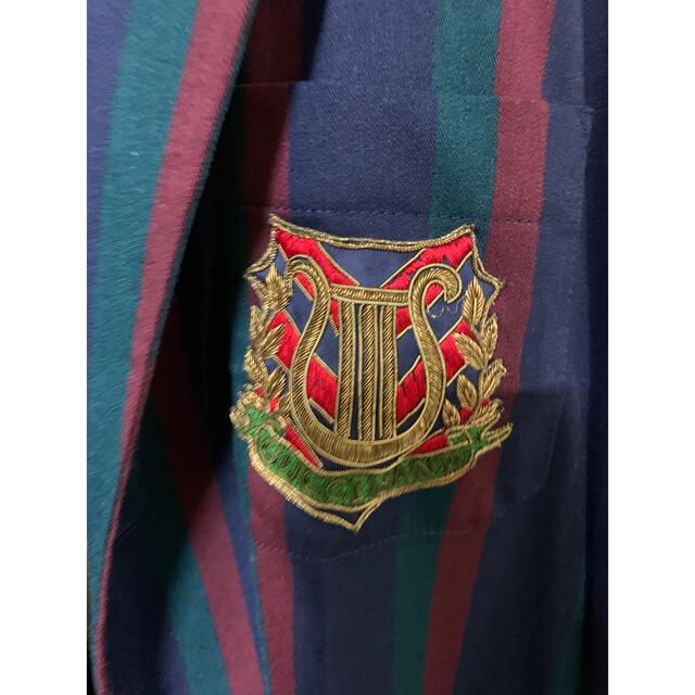 Gucci(グッチ)のストライプウールチェスターコート　グッチ メンズのジャケット/アウター(チェスターコート)の商品写真