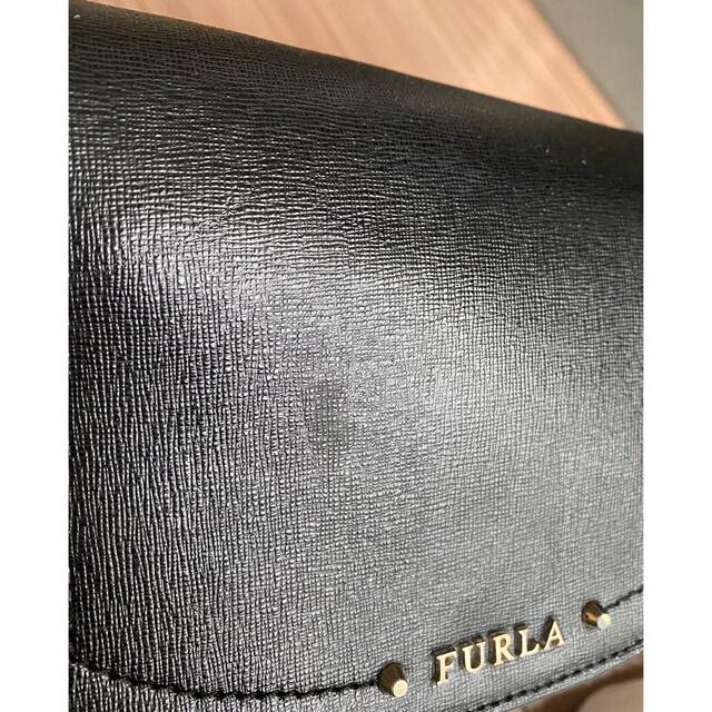 Furla(フルラ)の値下げ【FURLA】チェーンショルダーバッグ　ブラック レディースのバッグ(ショルダーバッグ)の商品写真