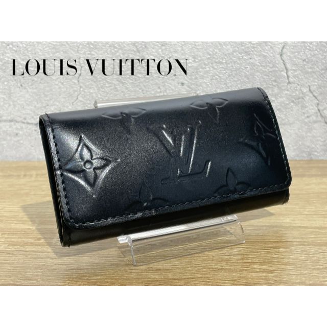 LOUIS VUITTON ルイヴィトン ヴェルニ 4連 キーケース ブラック 国内外
