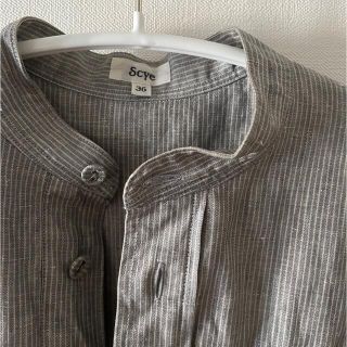 Scye - scye リネン タック ブラウス シャツ 36 グレーの通販 by mina