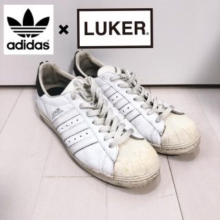 ネイバーフッド(NEIGHBORHOOD)のSUPERSTAR 80s LUKER アディダスネイバーフッド　ホワイト(スニーカー)