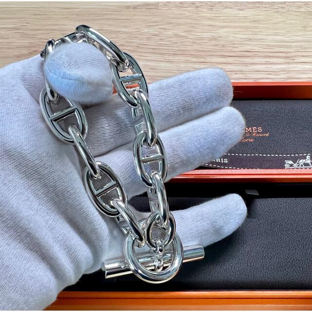 Hermes(エルメス)の【新品未使用】エルメスシェーヌダンクルTGM11コマ★確実正規品★ メンズのアクセサリー(ブレスレット)の商品写真