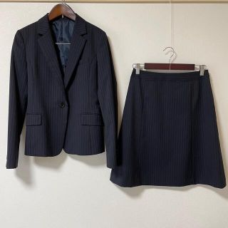 ユナイテッドアローズグリーンレーベルリラクシング(UNITED ARROWS green label relaxing)の【超美品】グリーンレーベルリラクシング　スカートスーツ 40/38 濃紺　OL(スーツ)