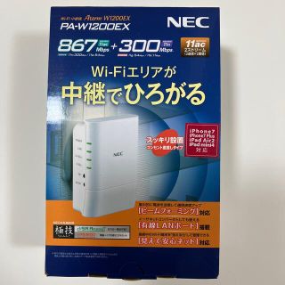 エヌイーシー(NEC)の美品　NEC Aterm 無線ルーター PA-W1200EX(PC周辺機器)