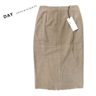 デイアッパーハイツ(DAY upper hights)の DAY UPPER HIGHTS Lureen スエードペンシルスカート(ひざ丈スカート)