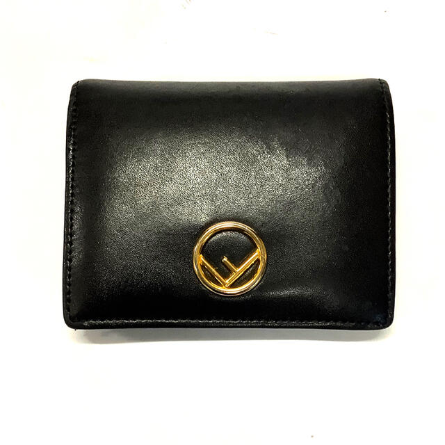 FENDI - フェンディ 二つ折り財布 ブラック r306の通販 by タカ ヒロコ 