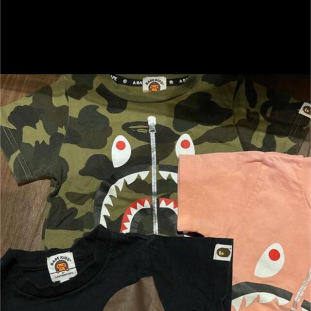 A BATHING APE(アベイシングエイプ)のシャークカモフラ　専用 キッズ/ベビー/マタニティのキッズ服男の子用(90cm~)(Tシャツ/カットソー)の商品写真