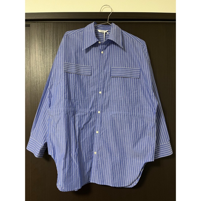 PHEENY TYPEWRITER OVER SHIRT(STRIPE)