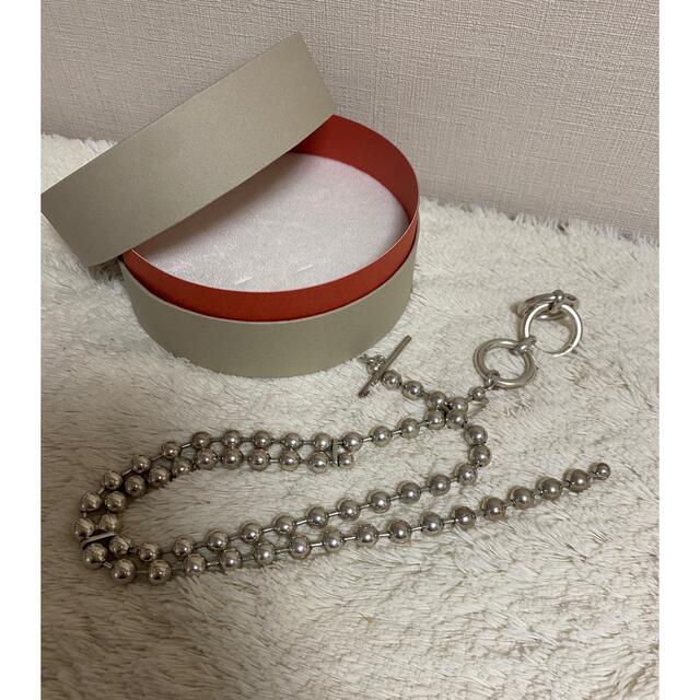 Ameri VINTAGE(アメリヴィンテージ)のBALL CHAIN ONE ROUND NECKLACE レディースのアクセサリー(ネックレス)の商品写真