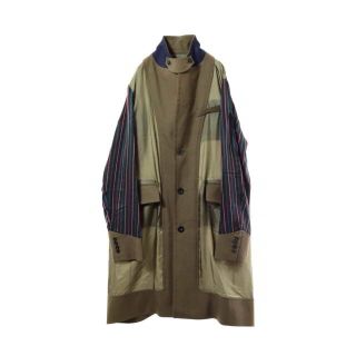 サカイ(sacai)のSacai Suiting Coat ミックスパーツ コート(その他)