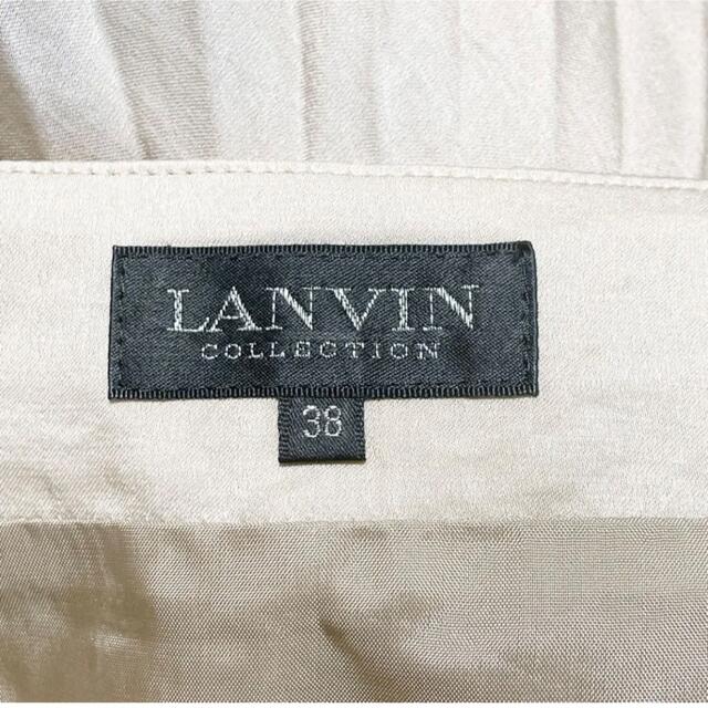 お得国産】 LANVIN COLLECTION LANVIN collection プリーツ スカート ホワイト アイボリー Mの通販 by  なち's shop@即日or翌日発送☆｜ランバンコレクションならラクマ